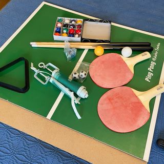 Mesa juegos 3 en 1: billar, futbolín, ping pong