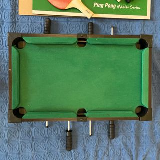 Mesa juegos 3 en 1: billar, futbolín, ping pong