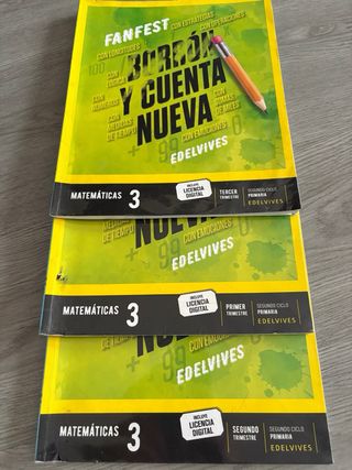 Lote libros 3 Primaria Edelvives Castilla y Leon