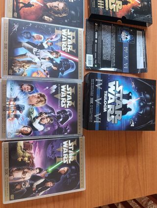 DVDs Trilogías Star Wars: I,II,III y IV,V,VI(Ed L)