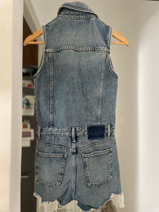 Mono vaquero Zara - Azul