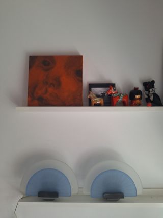 2 Lámparas Arteluce Diva - Azul y Blanco