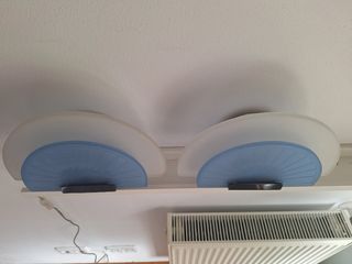 2 Lámparas Arteluce Diva - Azul y Blanco