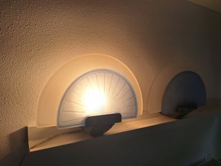 2 Lámparas Arteluce Diva - Azul y Blanco