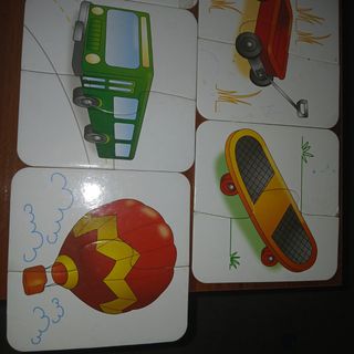 Puzzle Infantil 15 Vehiculos 
