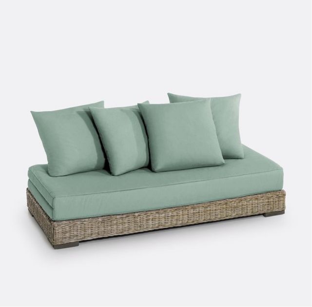 Sofá cama kubu Giada - beige/verde