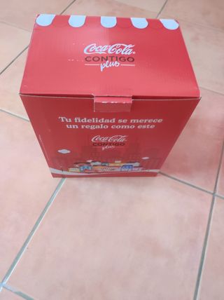 Mini nevera Coca-Cola nueva.