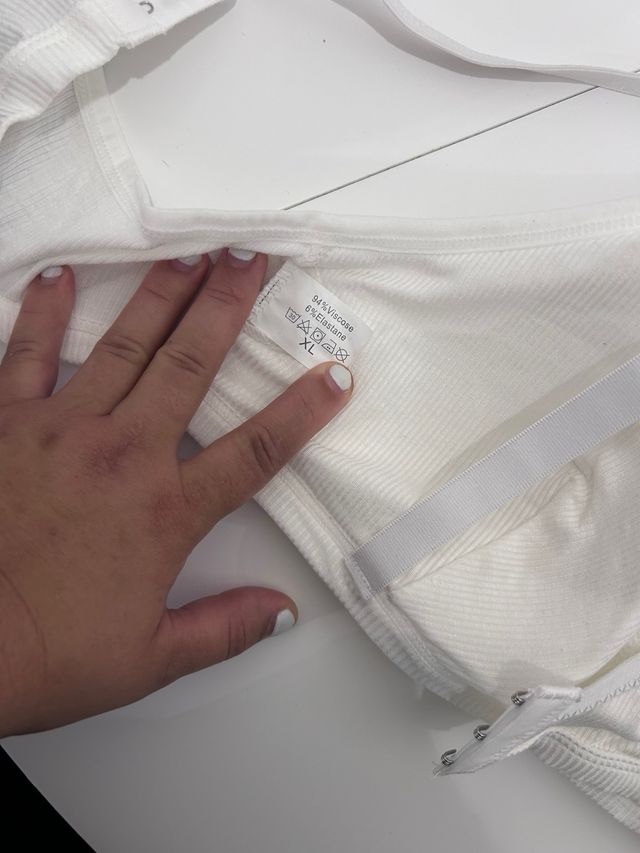 Sujetador lactancia blanco