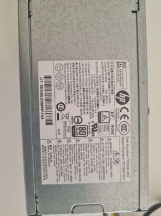Fuente alimentación HP 240W ProDesk