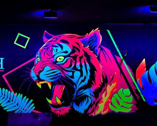 Graffitis Fluorescentes para Locales | Luz Negra