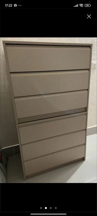 Cajoneras 3 cajones cada una. Se venden juntas