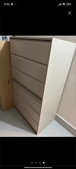 Cajoneras 3 cajones cada una. Se venden juntas