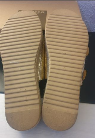 Sandalias doradas Hitmars - Talla 41