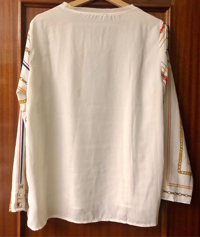 Blusa combinada Cortefiel