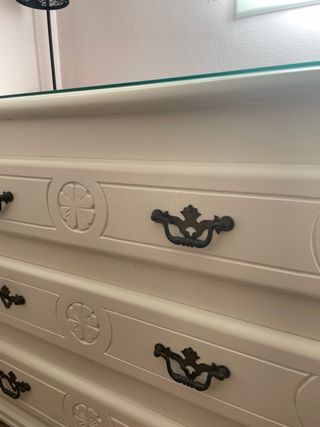 Cómoda de madera maciza estilo rústico provenzal