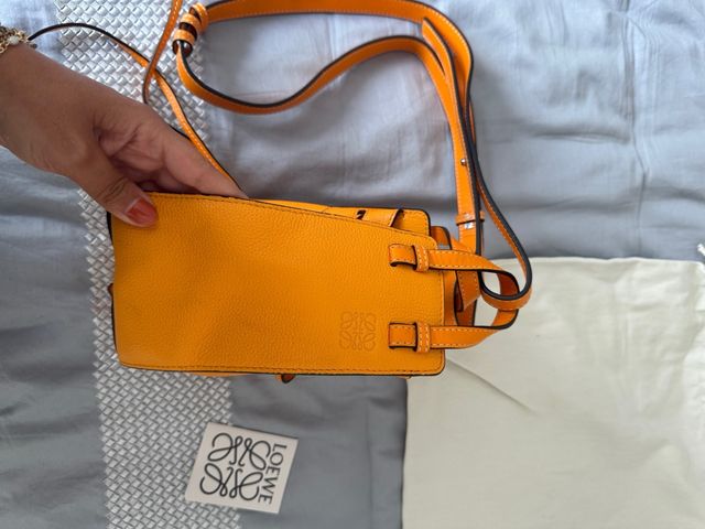 Bolso LOEWE Hammock mini naranja