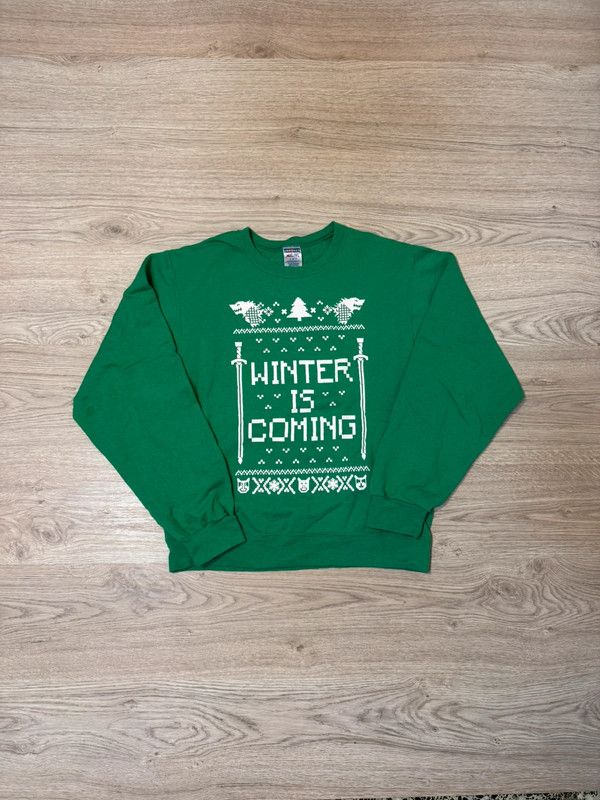 Jerzees Suéter Navidad Verde