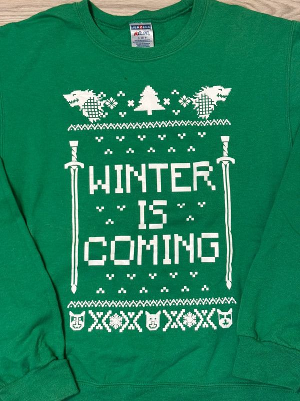 Jerzees Suéter Navidad Verde