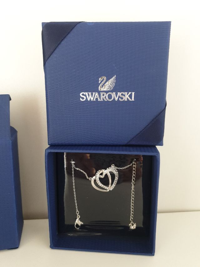 Colgante Swarovski corazones