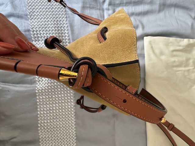 Bolso Loewe Horseshoe Beige/Marrón