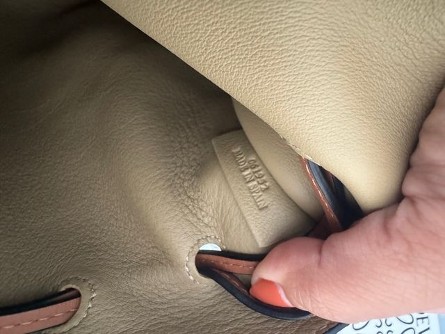 Bolso Loewe Horseshoe Beige/Marrón