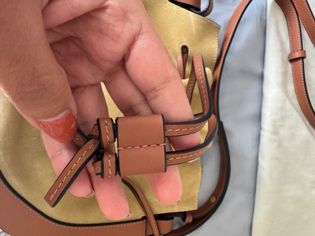 Bolso Loewe Horseshoe Beige/Marrón