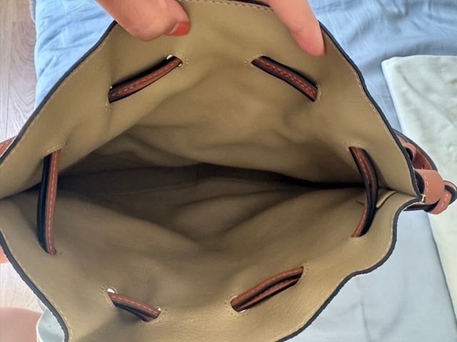 Bolso Loewe Horseshoe Beige/Marrón