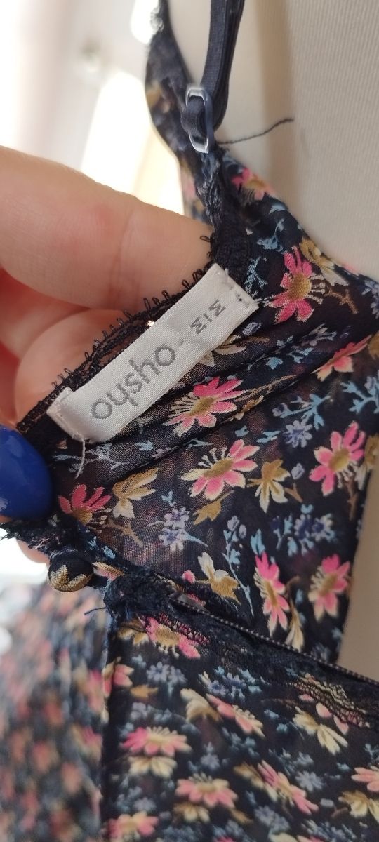 Pijama corto estampado flores