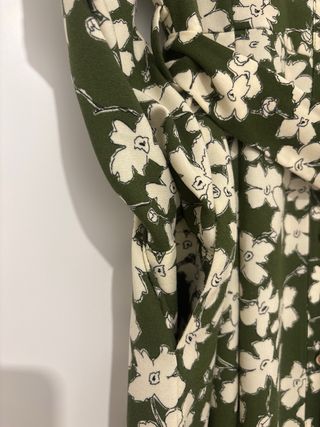 Vestido Zara estampado flores - M