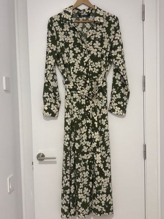 Vestido Zara estampado flores - M