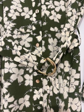 Vestido Zara estampado flores - M