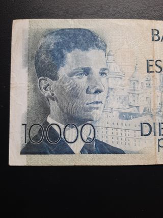 BILLETE DE 10000 PESETAS DE 1985