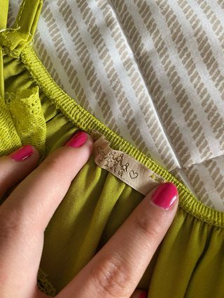 Camiseta lencera verde | Talla única