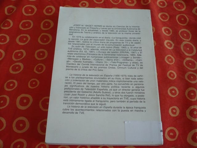 HISTORIA DE LA TELEVISION EN ESPAÑA 1956-1975 (JOS