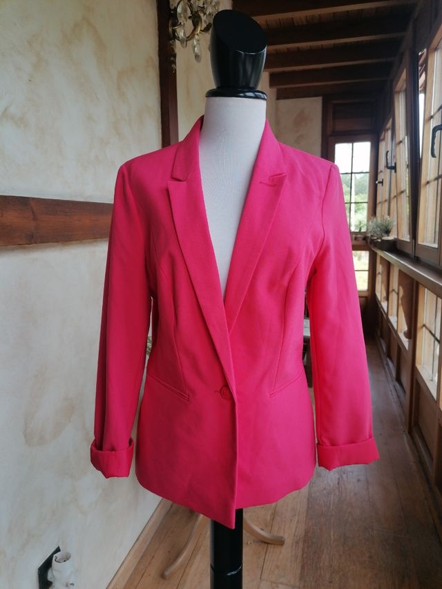 Blazer rosa mujer talla XL (42/14)