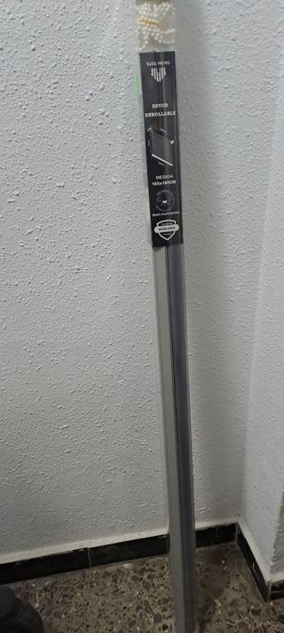 Cortina enrollable gris DAVINA TEXTIL