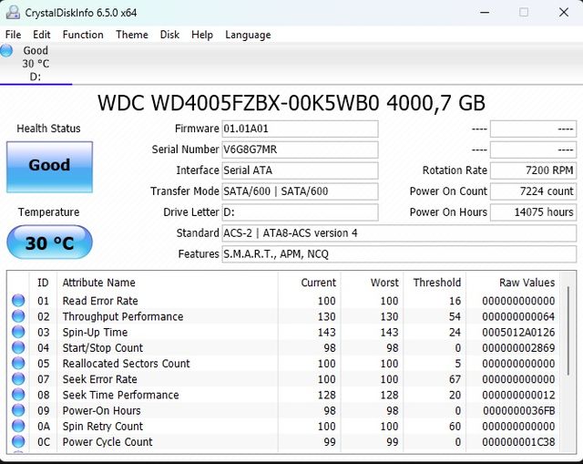 Western Digital Black da 4TB, 7200rpm, 256MB cache
