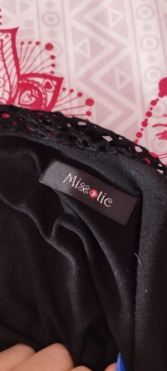 Vestido negro encaje 