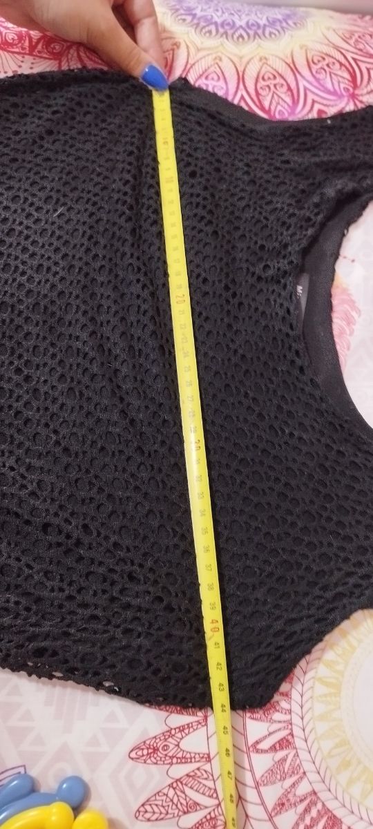 Vestido negro encaje 