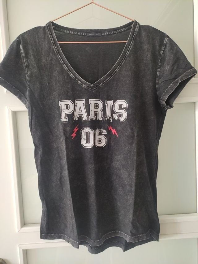 Camiseta negra IKKS Paris talla M