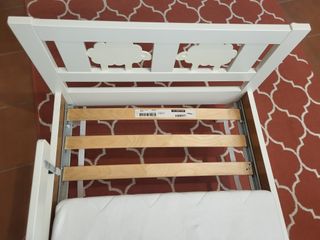 Cama infantil IKEA 70x160cm blanca