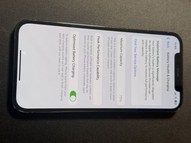 iPhone 12 Pro Azul 128GB - 73% Batería