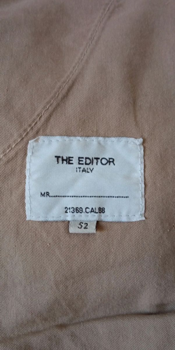 Pantaloni The Editor beige