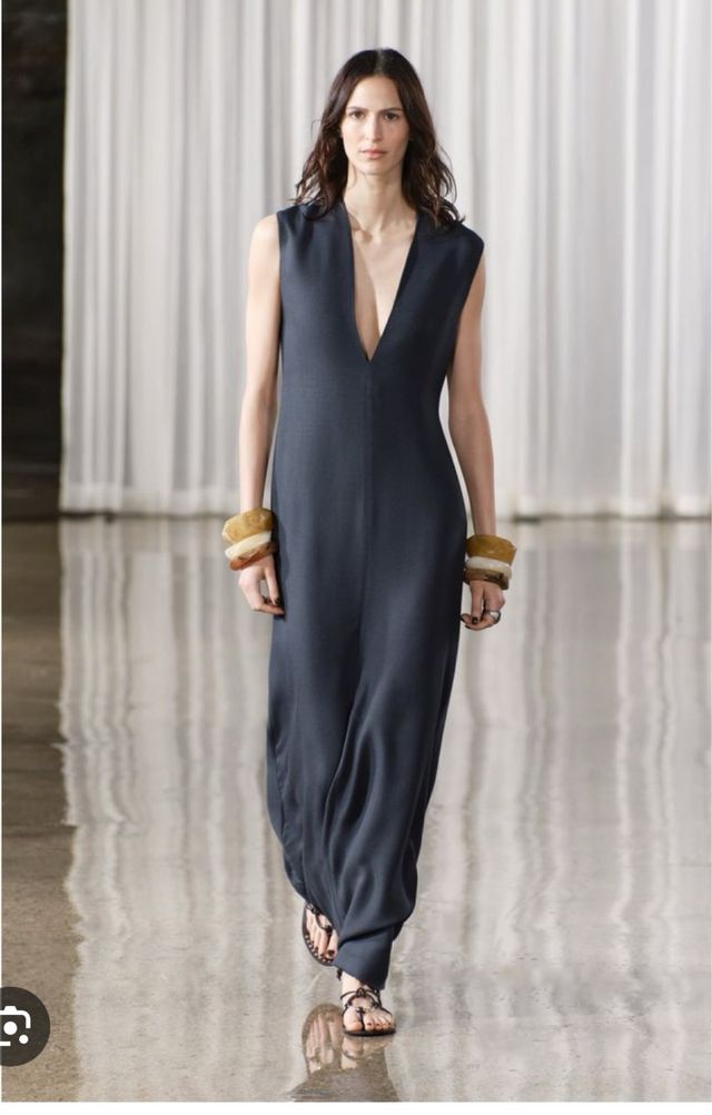 Vestido Zara gris - Colección ZW