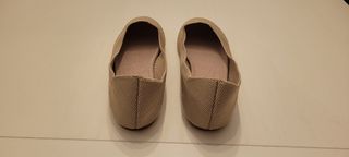 Manoletinas beige de hilo