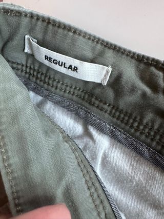 Bermudas Jack & Jones - Verde Oliva y Beige

