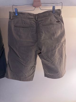 Bermudas Jack & Jones - Verde Oliva y Beige

