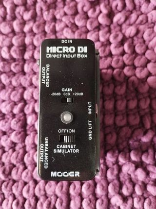 (Nuevo) Pedal Mooer (Micro DI) Caja de Inyeccion