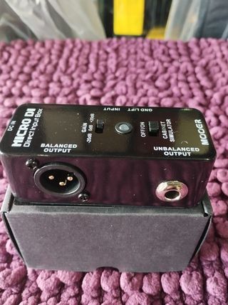 (Nuevo) Pedal Mooer (Micro DI) Caja de Inyeccion