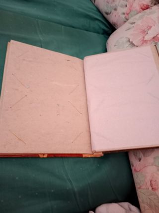 Álbum fotos artesanal antiguo